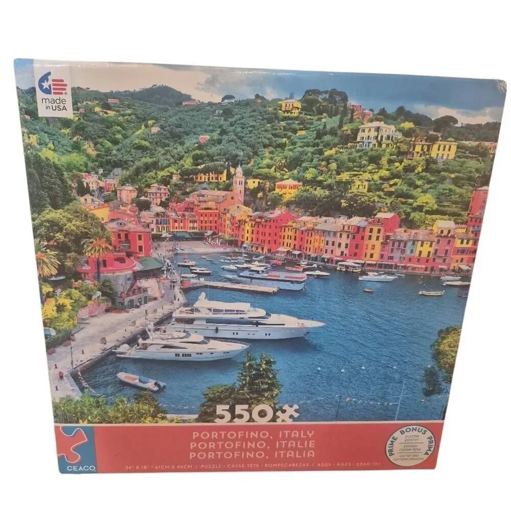 Ceaco Portofino Italy 550 pc Jigsaw Puzzle
